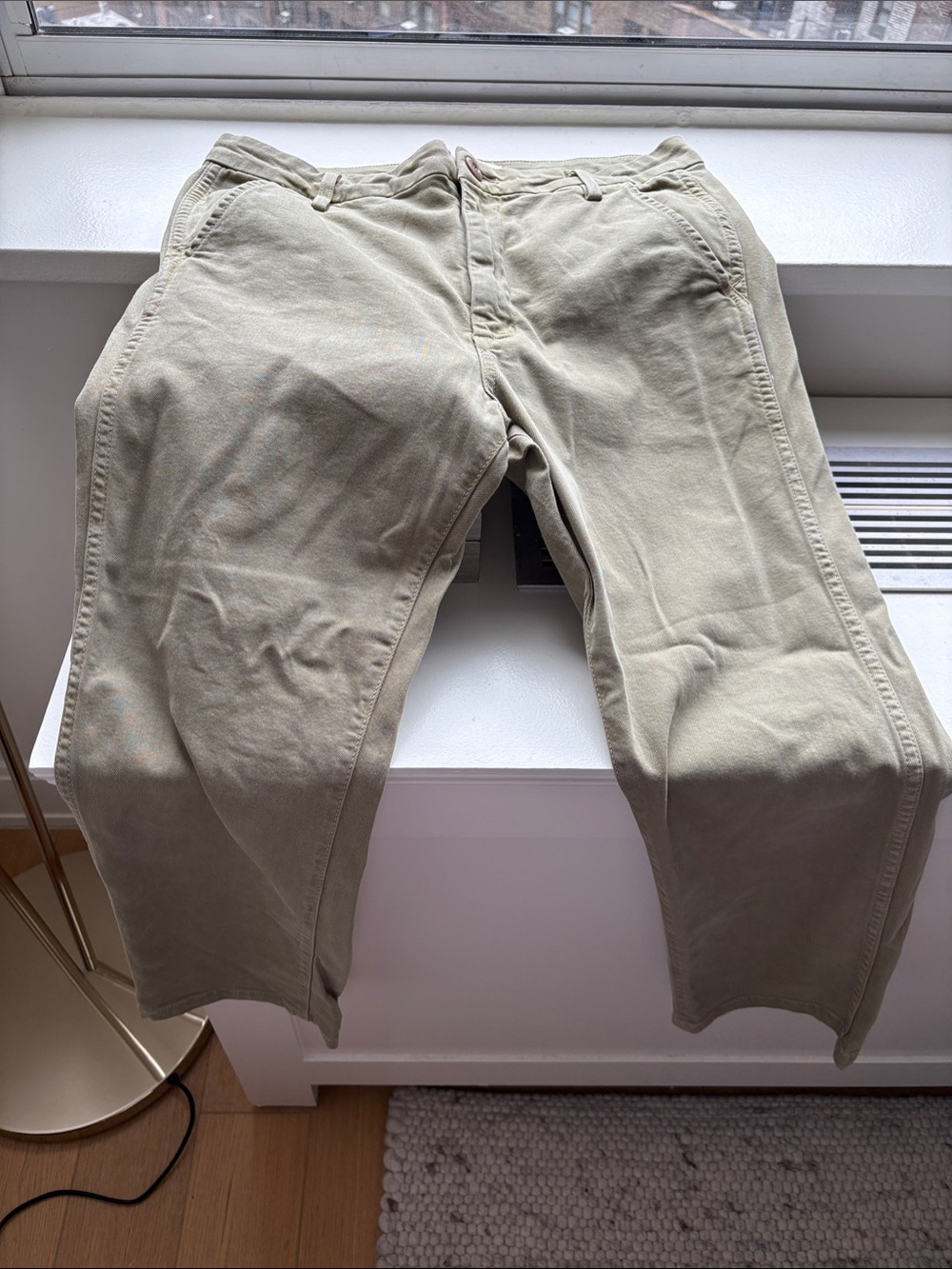 AMO Olive-Tone Chino Pants